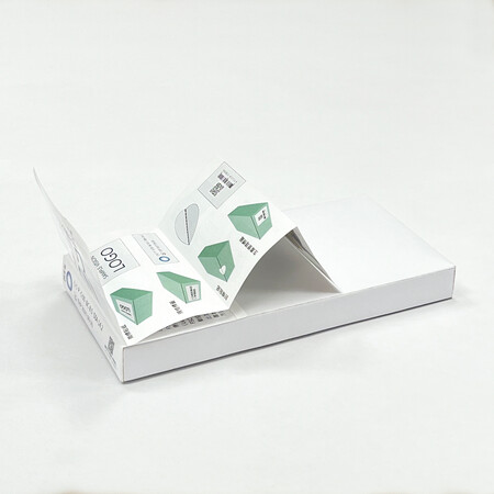 Up to 9 pages of book-style label stickers are available.